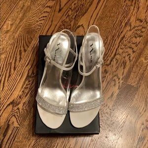 Touch of Nina Rhinestone Slingback Heels